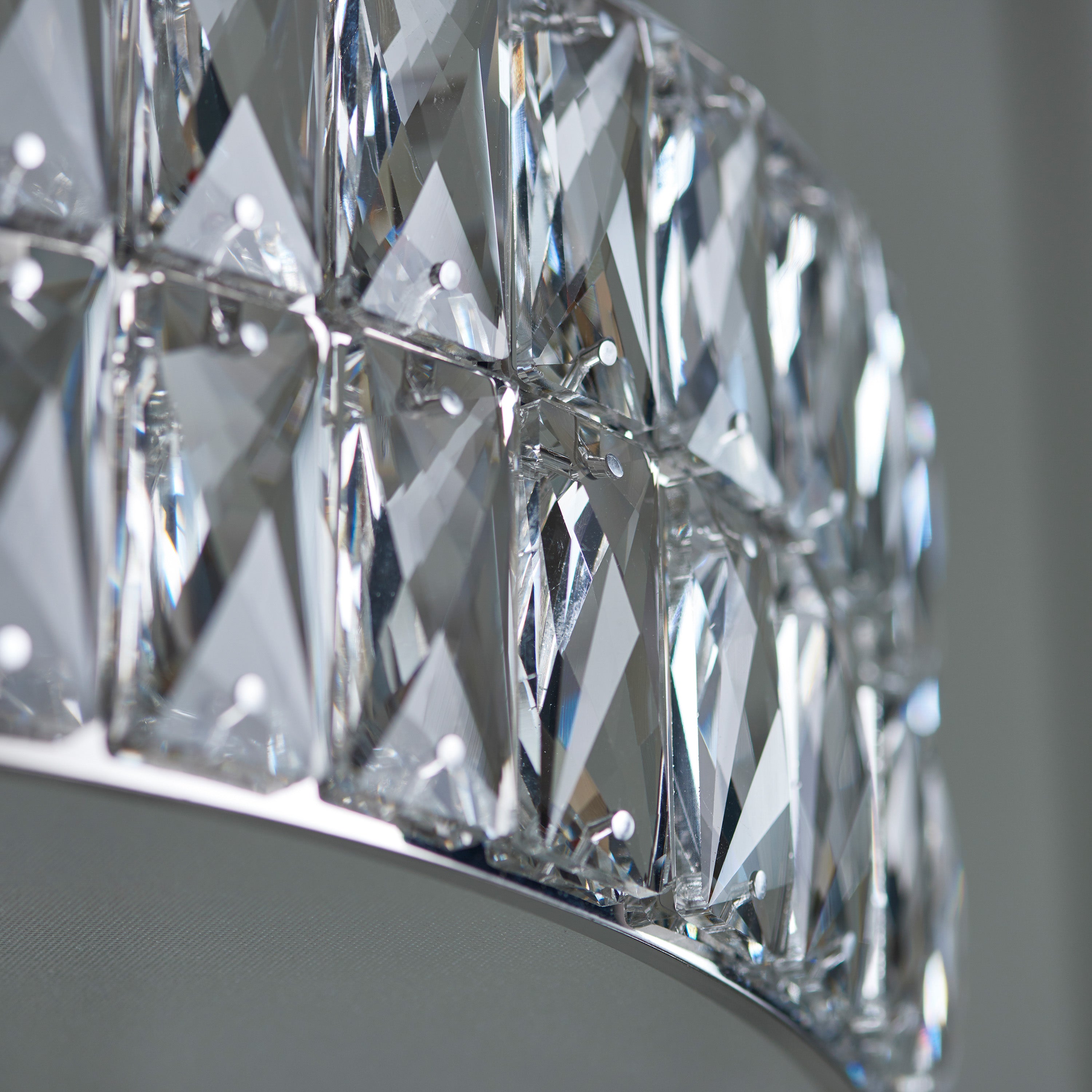 Bostani Round Crystal Glass Pendant Light